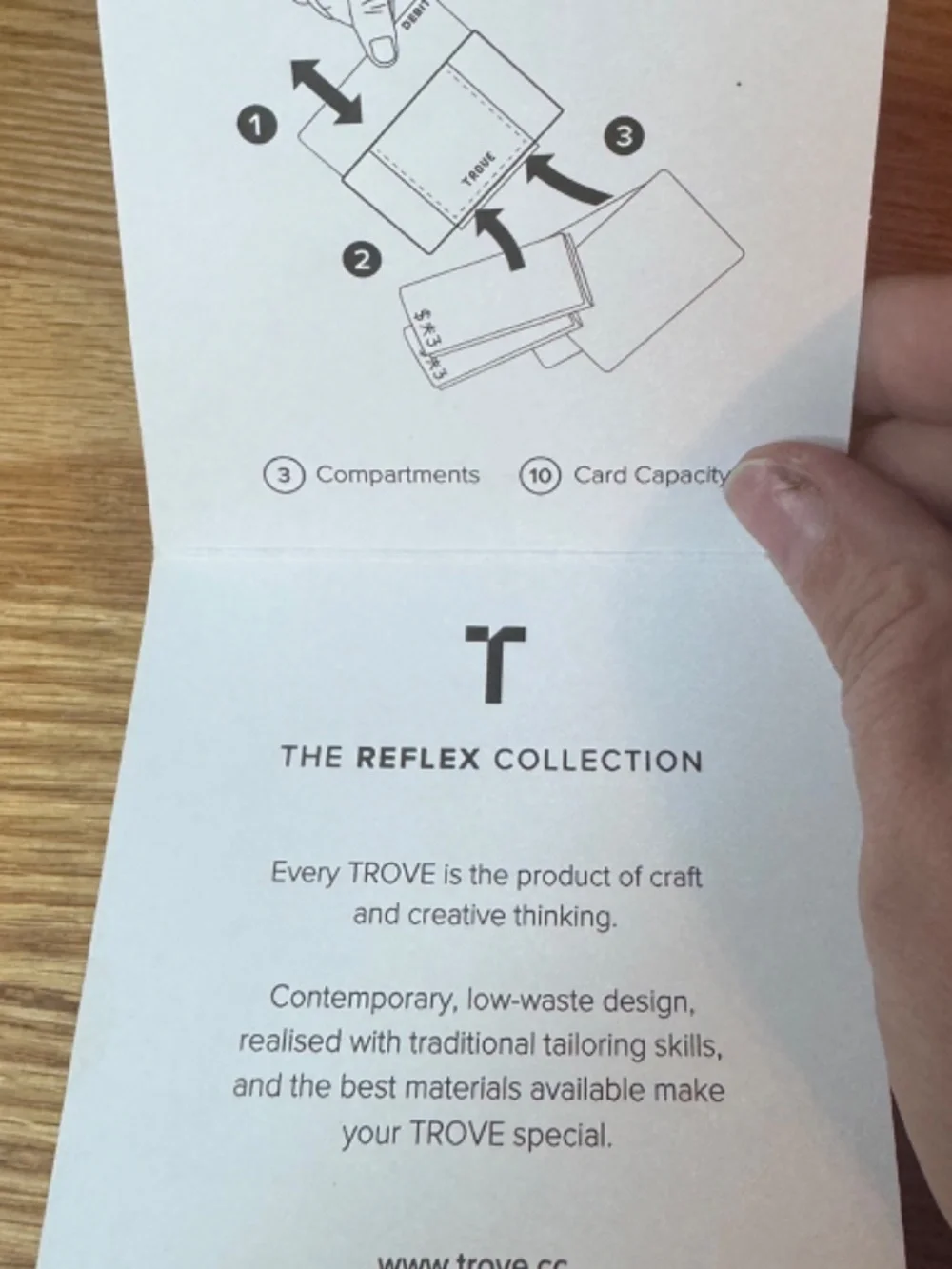 New Damaged Trove Reflex Collection Orange Wallet Holder Reverse The Rules